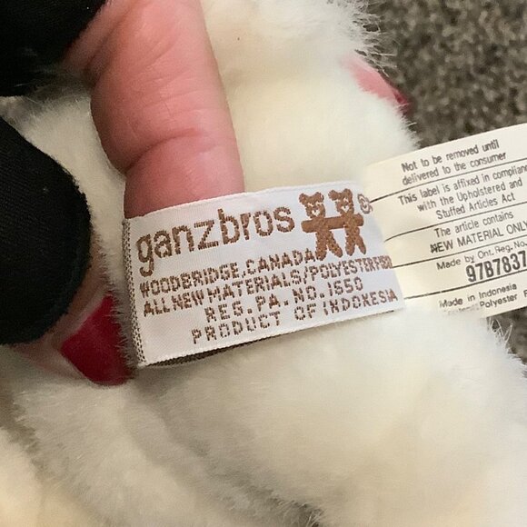 Rare Vtg Ganz Bros Heritage Easter Collection Lickity Split Bunny Rabbit Plush - Picture 10 of 13